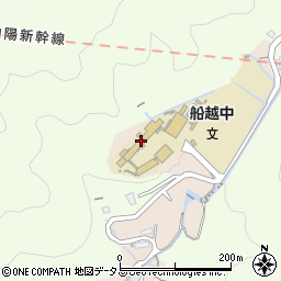 広島市立船越中学校周辺の地図