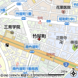 ＷＩＮＧ竹屋町周辺の地図