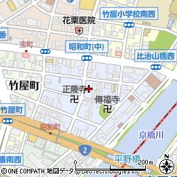 藤和昭和町ハイタウン周辺の地図