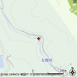 奈良県吉野郡吉野町左曽345-1周辺の地図