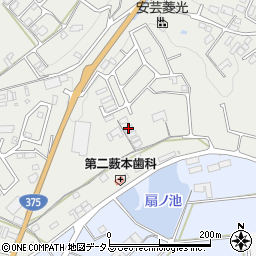 広島県東広島市西条町田口3479周辺の地図