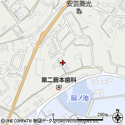 広島県東広島市西条町田口3479-2周辺の地図