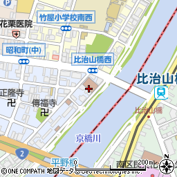 広島県広島市中区昭和町1周辺の地図