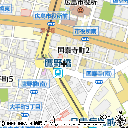 麺鮮醤油房 周月 広島鷹野橋店周辺の地図