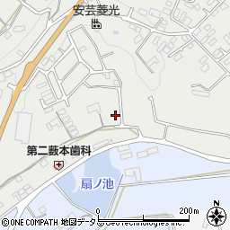 広島県東広島市西条町田口3457周辺の地図