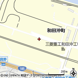 広島県三原市和田沖町周辺の地図