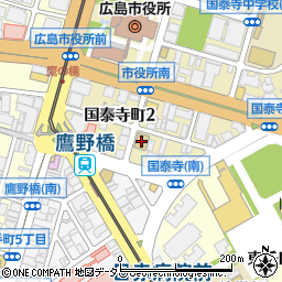 上野学園広島ビジネス館本館周辺の地図