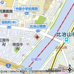 広島県広島市中区昭和町1-5周辺の地図