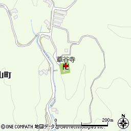 草谷寺周辺の地図