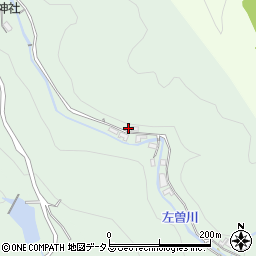 奈良県吉野郡吉野町左曽614周辺の地図