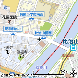 広島県広島市中区昭和町2-20周辺の地図