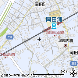 尼友自動車周辺の地図