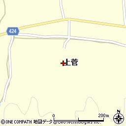 三重県多気郡大台町上菅532周辺の地図