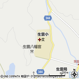 山口県山口市阿東生雲中324周辺の地図