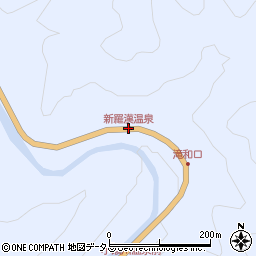 新羅漢温泉周辺の地図