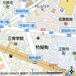 有限会社うえだ生花店周辺の地図