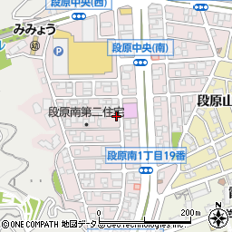 広島県広島市南区段原南周辺の地図