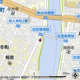 コープ野村住吉橋周辺の地図