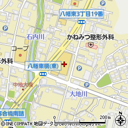 広島銀行ゆめマート八幡共同 ＡＴＭ周辺の地図