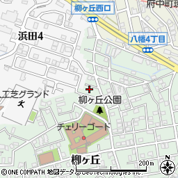 広島県安芸郡府中町柳ヶ丘17-2周辺の地図