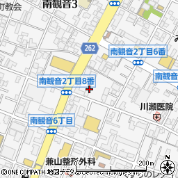 ハート薬局観音店周辺の地図