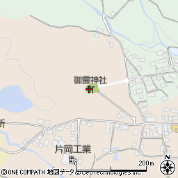 御霊神社周辺の地図