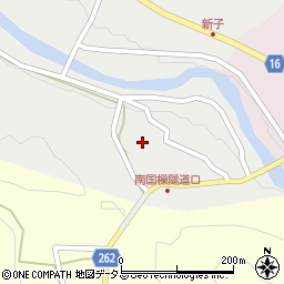 奈良県吉野郡吉野町新子109周辺の地図