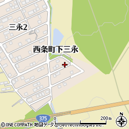 広島県東広島市三永2丁目19周辺の地図