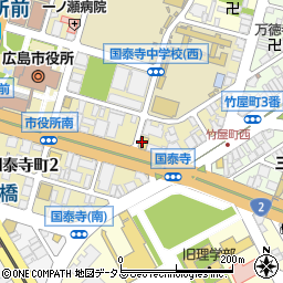 ガスト国泰寺店周辺の地図