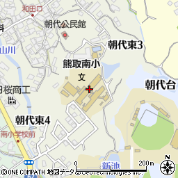 熊取町立南小学校周辺の地図