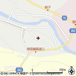 奈良県吉野郡吉野町新子89周辺の地図