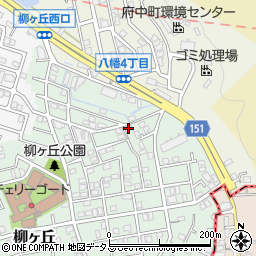 広島県安芸郡府中町柳ヶ丘7-31周辺の地図