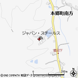 広島県三原市本郷町南方1155周辺の地図
