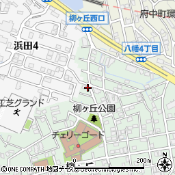 広島県安芸郡府中町柳ヶ丘16-7周辺の地図