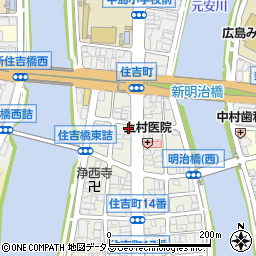 鍵の出張救急車広島市中区住吉町営業所２４時間受付センター周辺の地図