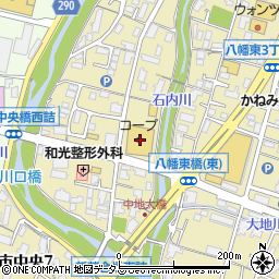 広島銀行コープ五日市北店共同 ＡＴＭ周辺の地図