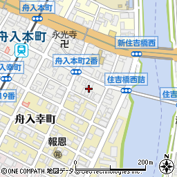 ＷＡＳＨＵ舟入本町ビル周辺の地図