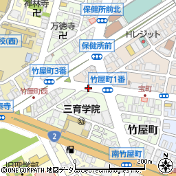 竹屋町周辺の地図