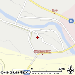 奈良県吉野郡吉野町新子121周辺の地図