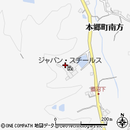 広島県三原市本郷町南方1167周辺の地図