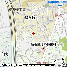 南府荘周辺の地図