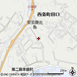 広島県東広島市西条町田口10185周辺の地図