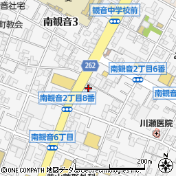 もみじ銀行観音支店周辺の地図