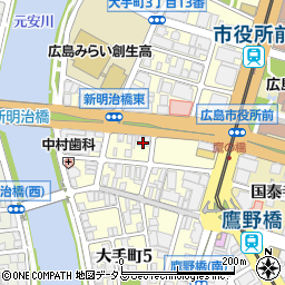 フロンティアリンク株式会社　広島キャリアセンター周辺の地図