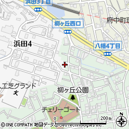 広島県安芸郡府中町柳ヶ丘16-1周辺の地図