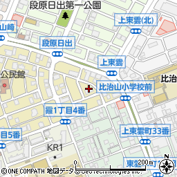 広島県広島市南区段原山崎3丁目3周辺の地図