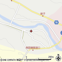 奈良県吉野郡吉野町新子103周辺の地図