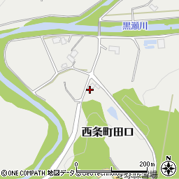 広島県東広島市西条町田口3177周辺の地図