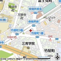 広島県広島市中区宝町10周辺の地図