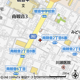 セブンイレブン広島南観音２丁目店周辺の地図